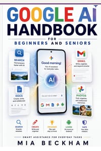 Updated Google AI Studio Handbook for Beginners and Seniors: A Step-by-Step Guide to Search, Gmail, Docs, Photos, Android, Smart Assistance, Everyday cover