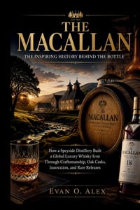 The Macallan the Inspiring History Behind the Bottle: How a Speyside Distillery Built a Global Luxury Whisky Icon Through Craftsmanship, Oak Casks, In cover