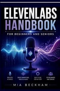 Updated ElevenLabs Handbook for Beginners and Seniors: A Step-by-Step Guide to AI Voice Creation, Text-to-Speech, Audio Projects, Voice Design, and Cr cover