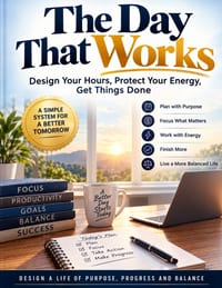 The Day That Works: Design Your Hours, Protect Your Energy, Get Things Done 8.5 by 11 inches cover
