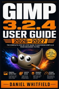GIMP 3.2.4 User Guide 2026-2027: The Complete Step-by-Step Walkthrough for Creative Beginners, Hobbyists and Visual Artists cover