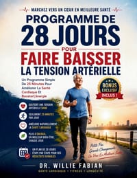 Programme De Marche De 28 Jours Pour Faire Baisser La Tension Artérielle: Un Programme Simple De 25 Minutes Pour Améliorer La Santé Cardiaque Et Boost cover