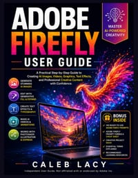Adobe Firefly User Guide: A Practical Step-by-Step Guide to Creating AI Images, Videos, Graphics, Text Effects, and Professional Creative Content with cover