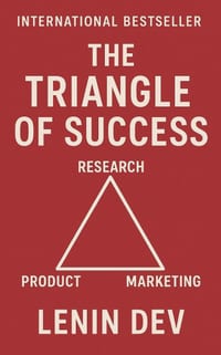 The Triangle of Success: Research - Product - Marketing: A Strategic Blueprint for Research-Driven Innovation, Magnetic Products, and Scalable Market cover