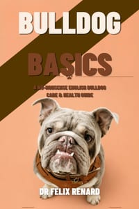 Bulldog Basics: A No-Nonsense English Bulldog Care & Health Guide cover