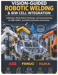 Vision-Guided Robotic Welding & BIW Cell Integration: Calibration, Multi-Robot Cell Design, and Commissioning for ABB, FANUC, and KUKA Automotive Auto cover