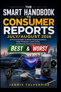 The Smart Handbook to Consumer Reports July/August 2026: A Practical Guide to Better Buying Decisions, Safer Products, Lower Costs, and Smarter Everyd cover
