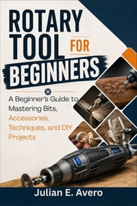 Rotary Tool for Beginners: A Beginner's Guide to Mastering Bits, Accessories, Techniques, and DIY Projects cover