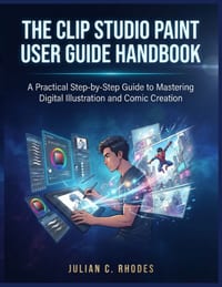 The Clip Studio Paint User Guide Handbook: A Practical Step-by-Step Guide to Mastering Digital Illustration and Comic Creation cover