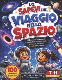 Lo Sapevi Che...? Viaggio nello Spazio: 100 domande sorprendenti e risposte facili su pianeti, stelle, astronauti, buchi neri e misteri dell'Universo cover