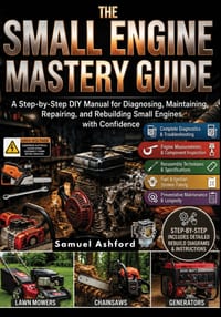 The Small Engine Mastery Guide: A Step-by-Step DIY Manual for Diagnosing, Maintaining, Repairing, and Rebuilding Small Engines with Confidence cover