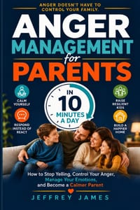 Anger Management for Parents in 10 Minutes a Day: How to Stop Yelling, Control Your Anger, Manage Your Emotions, and Become a Calmer Parent cover
