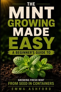 Mint Growing Made Easy: A Beginner's Guide to Growing Fresh Mint from Seed in Containers cover