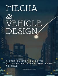 Mecha & Vehicle Design: A Step-by-Step Guide to Building Machines That Read as Real cover