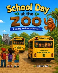 School Day at the Zoo Happy Hollow: A Fun-Filled Field Trip to Happy Hollow Zoo cover