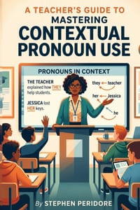 A Teacher's Guide to Mastering Contextual Pronoun Use cover