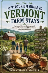The Agritourism Guide to Vermont Farm Stays: Artisanal Cheese Tastings and Hands-On Homestead Experiences for Urban Families cover