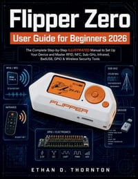 Flipper Zero User Guide for Beginners 2026: The Complete Step-by-Step ILLUSTRATED Manual to Set Up Your Device and Master RFID, NFC, Sub-GHz, Infrared cover