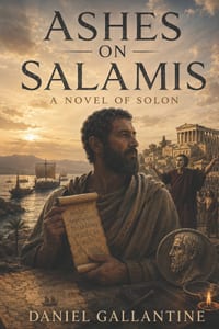 Ashes on Salamis: A Novel of Solon cover