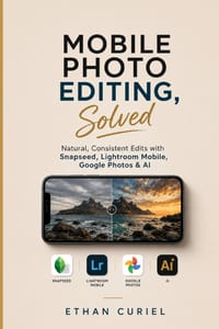 Mobile Photo Editing, Solved: Natural, Consistent Edits with Snapseed, Lightroom Mobile, Google Photos & AI cover