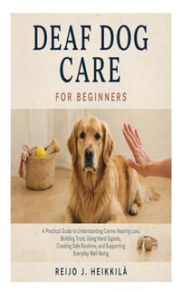 Deaf Dog Care for Beginners: A Practical Guide to Understanding Canine Hearing Loss, Building Trust, Using Hand Signals, Creating Safe Routines, and S cover