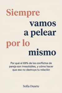 Siempre Vamos a Pelear por lo Mismo: Por qué el 69% de los conflictos de pareja son irresolubles, y cómo hacer que eso no destruya tu relación cover