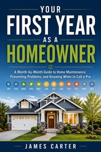 Your First Year as a Homeowner: A Month-by-Month Guide to Home Maintenance, Preventing Problems, and Knowing When to Call a Pro cover