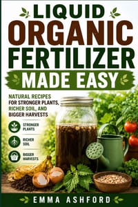 Liquid Organic Fertilizer Made Easy: Natural Recipes for Stronger Plants, Richer Soil, and Bigger Harvests cover