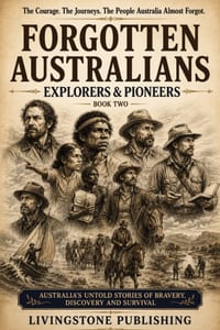 The Forgotten Australians Collection Book Two by Livingstone Publishing: True Stories of Explorers, Pioneers, and Overlooked People Who Helped Shape A cover