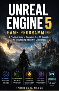 Unreal Engine 5 Game Programming: A Practical Guide to Blueprints, C++, 3D Gameplay, AI, and Creating Interactive Experiences cover