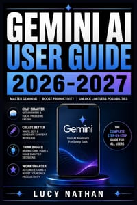 Gemini AI User Guide 2026-2027: Master Google's Chatbot for Everyday Productivity, Writing, and Smart Living cover