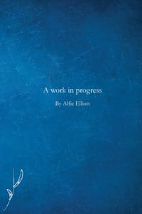 A work in progress cover