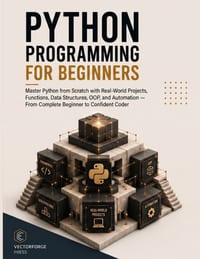 Python Programming for Beginners: Master Python from Scratch with Real-World Projects, Functions, Data Structures, OOP, and Automation - From Complete cover