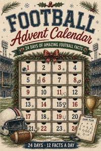Football Advent Calendar: 24 Days of Amazing Facts 12 Facts a day cover