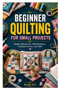 Beginner Quilting for Small Projects: Simple Patterns for Table Runners, Cushion Covers, and Gifts cover