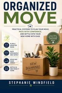 Organized Move: Practical Systems to Plan Your Move, Pack With Confidence, and Settle Into Your New Home with Ease cover