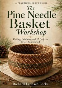 The Pine Needle Basket Workshop: Coiling, Stitching, and 12 Projects to Get You Started cover
