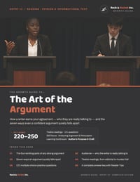 Rock & Rocket Growth Guide: The Art of the Argument cover