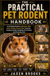 The Practical Pet Rodent Handbook: A Complete Guide to Hamsters, Rats, Mice, Gerbils, Guinea Pigs, Housing, Feeding, Health, Handling, Enrichment, and cover