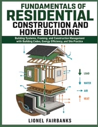 Fundamentals of Residential Construction and Home Building: Building Systems, Framing, and Construction Management with Building Codes, Energy Efficie cover