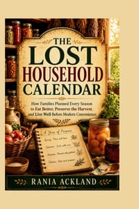 The Lost Household Calendar: How Families Planned Every Season to Eat Better, Preserve the Harvest, and Live Well Before Modern Convenience cover