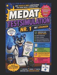Medat Testsimulation Nr. 1 Trainieren Wie Am Testtag: Die komplette Prüfungssimulation mit ausführlichen Lösungen von Dr. Cool cover