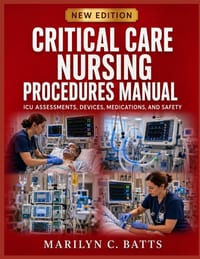 Critical Care Nursing Procedures Manual: ICU Assessments, Devices, Medications, and Safety cover