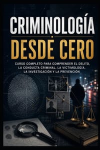Criminología desde cero: Curso completo para comprender el delito, la conducta criminal, la victimología, la investigación y la prevención cover