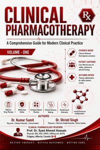 CLINICAL PHARMACOTHERAPY Volume - One: A Comprehensive Guide for Modern Clinical Practice cover