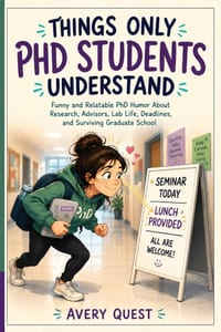 Things Only PhD Students Understand: Funny and Relatable PhD Humor About Research, Advisors, Lab Life, Deadlines, and Surviving Graduate School cover