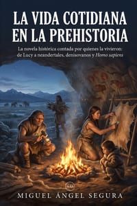 La vida cotidiana en la Prehistoria: La novela histórica contada por quienes la vivieron: de Lucy a neandertales, denisovanos y Homo sapiens cover