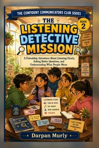 The Listening Detective Mission: A Friendship Adventure About Listening Closely, Asking Better Questions and Understanding What People Mean cover