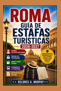 ROMA Guía de Estafas Turísticas 2026-2027: Evitar carteristas, taxis caros y estafas de restaurantes en las zonas del Coliseo, Vaticano y Trastevere cover
