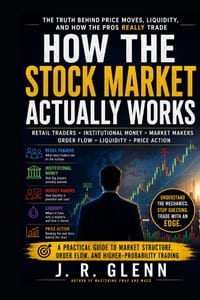 How the Stock Market Actually Works: Retail Traders, Institutional Money, Market Makers, Order Flow, Liquidity, and Price Action cover